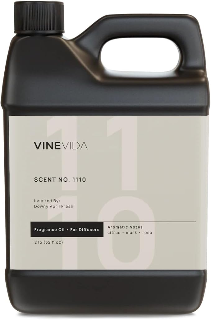 VINEVIDA [32 Fl Oz] Scent NO. 1110 Fragrance Oil for Cold Air Diffusers, Aromatic Notes of Citrus Musk Rose, Essential Oils for Diffuser Oil Refill & Air Freshener Room Spray