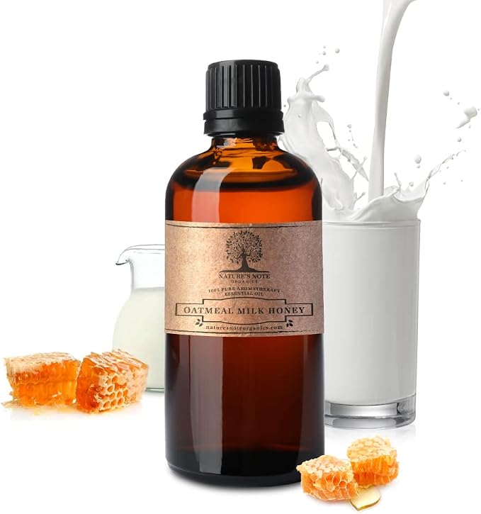 Oatmeal Milk Honey Essential Oil - 100% Pure Grade Essential Oil by Nature's Note Organics - 1 Fl Oz