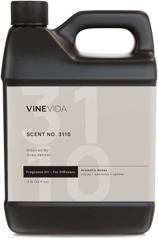 VINEVIDA [32 Oz] Inspired by: Grey Vetiver; Diffuser Oil Refill | Premium Scent Diffuser Oil for Home | Non-Toxic Fragrance