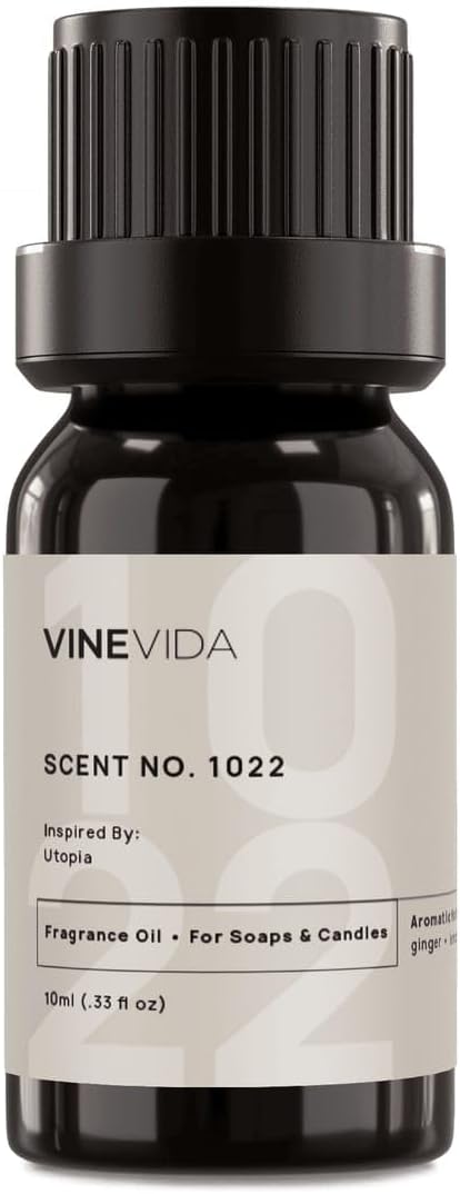VINEVIDA Scent NO. 1022 Fragrance Oil - 10mL - Inspired by: Utopia Fragrance Oil for Candle Making - Made in USA Candle Scents Scents for Soap Making