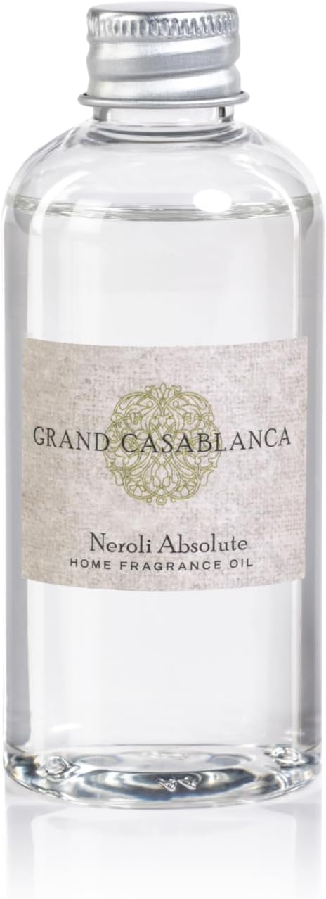 Zodax Grand Casablanca Porcelain Oil Diffuser Refills - 3.38 Oz/2 Count - Neroli Absolute
