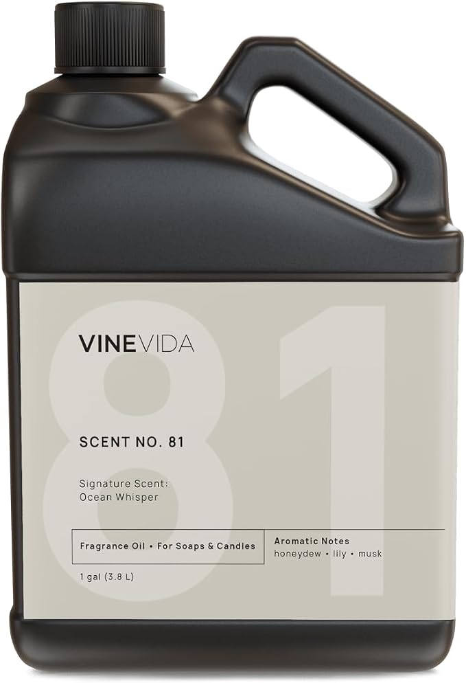 VINEVIDA [128oz] Scent No.81 Fragrance Oil for Candle & Soap Making - Made in USA Natural Candle Scents