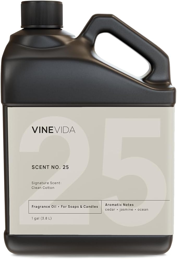 VINEVIDA [128oz] Scent No.25 Fragrance Oil for Candle and Soap Making - Natural Fragrance Oil Made in USA