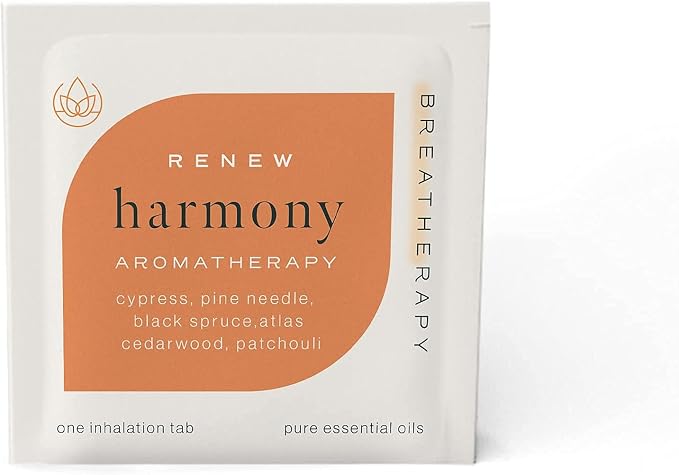 Self-Care Kit - Pure Essential Oil Aromatherapy Inhalation Tabs, 8-Pack (2 Each: Digestion, Peace, Fortify, Harmony)