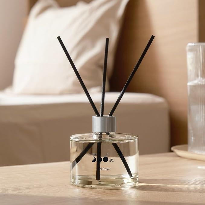396 st. Reed Diffuser, Black Cherry, 200ml(6.7oz) / Reed Diffuser Sets, Home Fragrance, Scented Oils, Home & Bathroom Décor