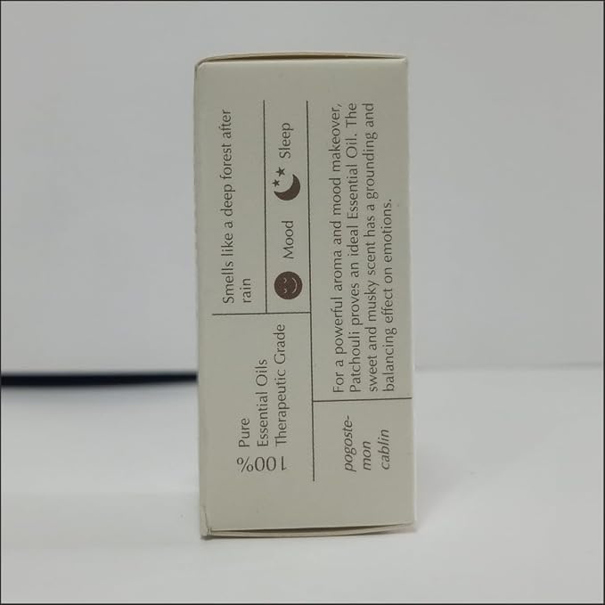 AROMAFUME Patchouli Essential Oil - 100% Natural, Therapeutic Grade Essential Oils - Pure, Harmonising Aromatherapy Oil for Home Diffusers - Gifts for Her - 10ml