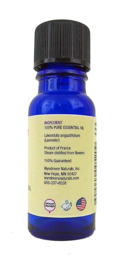 Wyndmere Lavender Essential Oil - 100% Pure Therapeutic Quality for Diffuser - 10ml - Made in USA