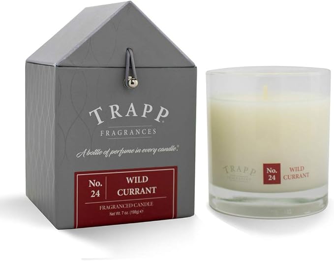 Trapp Signature Home Collection No. 24 Wild Currant Poured Scented Candle, 7-Ounce