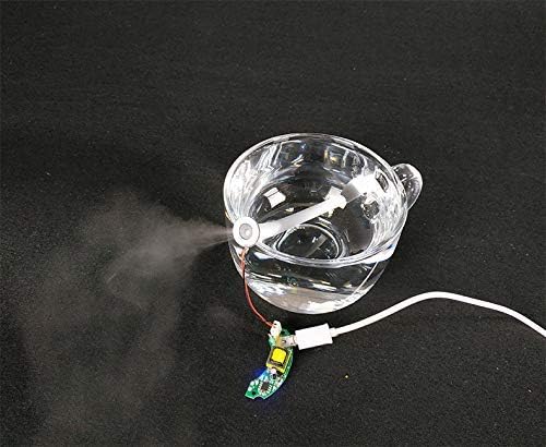 MEETOOT 2-Pack 20mm Ultrasonic Mist Maker Fogger Ceramics Discs with Wire and Sealing Ring
