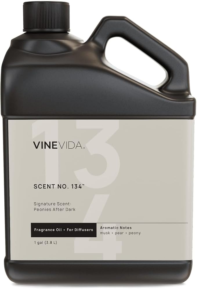 VINEVIDA [128 Oz] Inspired by: Peonies After Dark; Diffuser Oil Refill | Premium Scent Diffuser Oil for Home | Non-Toxic Fragrance