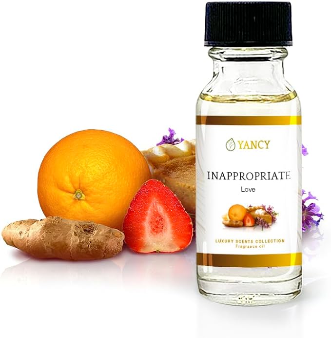 YANCY Inappropriate Luxury Collection Fragrance Oil (16 oz), Exotic Wood and Spice Aroma, Captivating Scent for Diffusers, Oil Burners & Aroma Lamps, Adds Bold Elegance to Social Spaces
