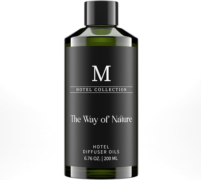 Hotel Collection Diffuser Oil-The Way of Nature, 6.76 Fl Oz (200ml), Home Luxury Aroma & Hotel Fragrance Diffuser Oil for Aromatherapy Bigger Bottle& Longer Lasting