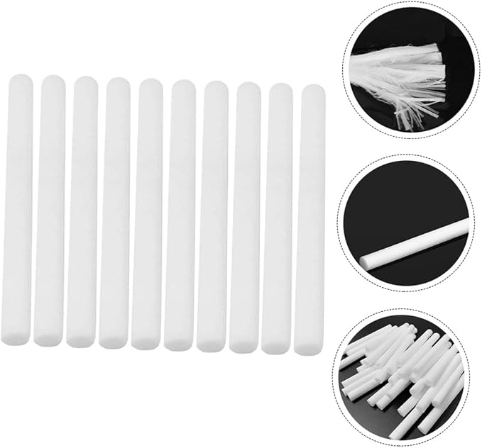 Aromatherapy Diffuser Sticks 4.84In Absorbent Cotton Wicks Essential Oil Aroma Rods for Home Fragrance Meditation Events Bathroom Use