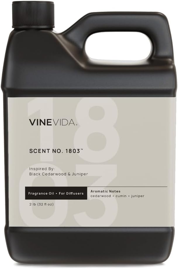 VINEVIDA [32 Oz] Inspired by: Black Cedarwood & Juniper; Diffuser Oil Refill | Premium Scent Diffuser Oil for Home | Non-Toxic Fragrance