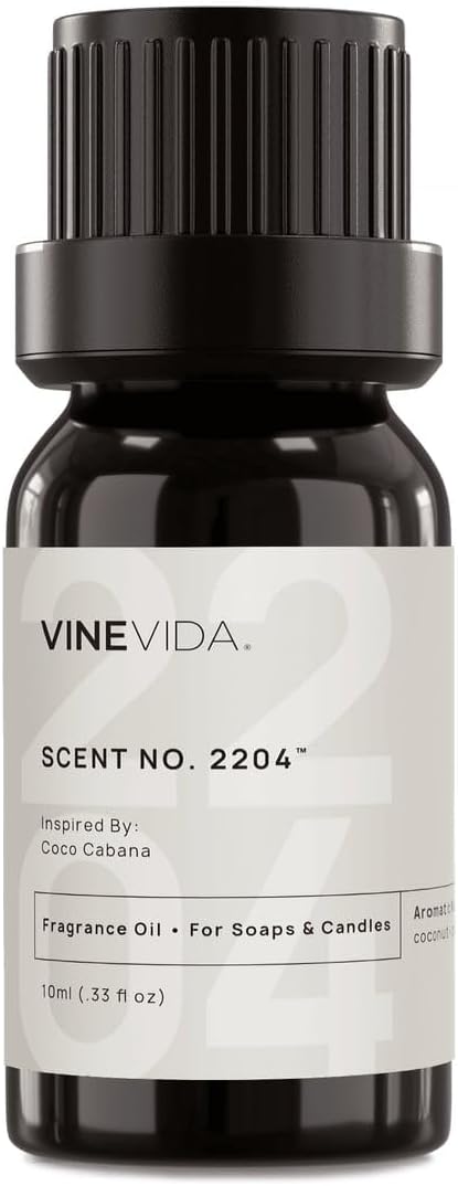 VINEVIDA [0.33oz] Scent No.2204 Fragrance Oil for Candle Making & Soap Making - Scents for Soap Making