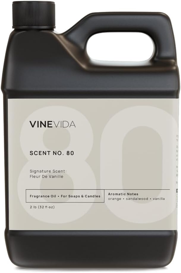 VINEVIDA [32oz] Scent No.80 Fragrance Oil for Candle Making and Soap Making - Premium Candle Scents for Soy Candles
