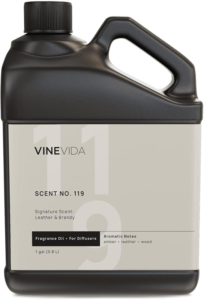 VINEVIDA [128 Oz] Inspired by: Leather & Brandy; Diffuser Oil Refill | Premium Scent Diffuser Oil for Home | Non-Toxic Fragrance