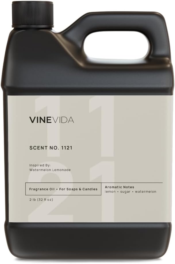 VINEVIDA [32oz] Watermelon Lemonade Fragrance Oil - USA Made Candle & Soap Scents - Natural Oil for Candle and Soap Making