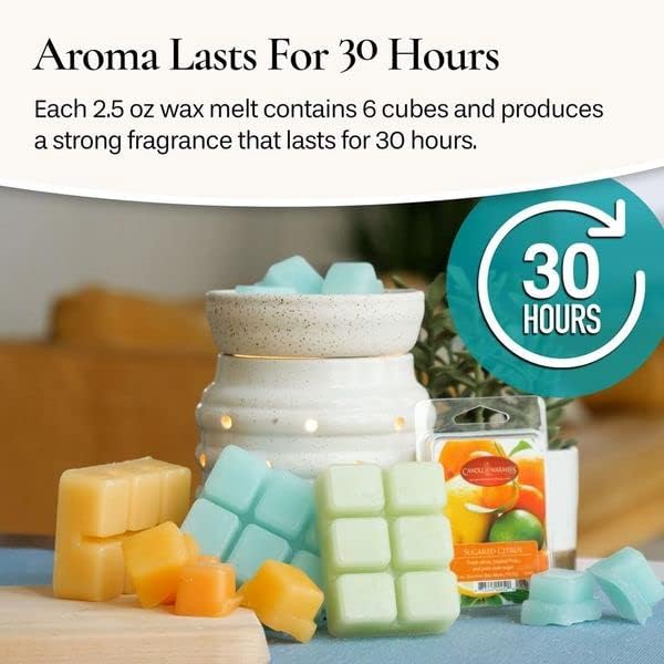 Candle Warmers Etc Classic Wax Melts 2.5oz, Pumpkin Spice Fragrance (4-Pack) – Each Pack has x4 2.5 oz Wax Melts and 30 Hours of Fragrance – Perfect for bedrooms, Living Rooms, and bathrooms