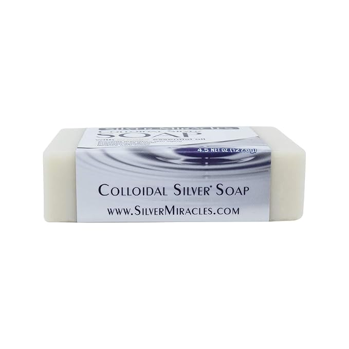 Silver Miracles Colloidal Silver Soap Scented With Natural Orange