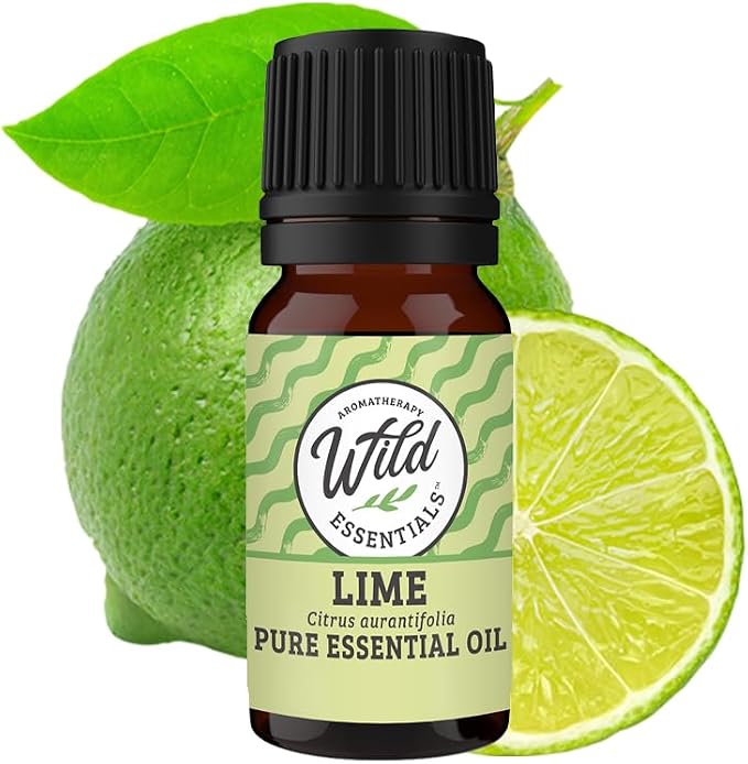 Wild Essentials Lime 100% Pure Essential Oil - 10ml, Therapeutic Grade, Made and Bottled in The USA