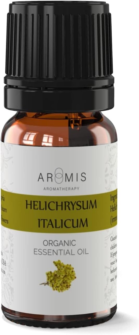 ArOmis Organic Helichrysum Italicum Essential Oil – 100% Pure, Steam-Distilled, Bulgarian (0.17 fl oz)