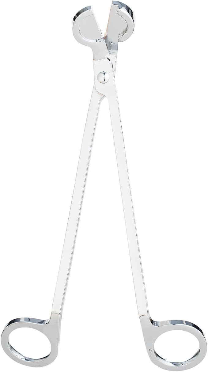 Candle Wick Trimmer, Candle Snuffer Long Handle Candle Accessory Set(Silver Wick Trimmer)
