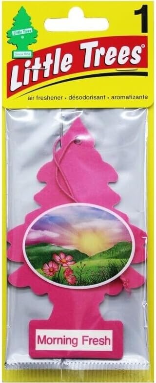 LITTLE TREES Car Air Freshener | Hanging Paper Tree for Home or Car | Morning Fresh | 3 Pack