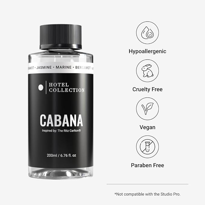 Hotel Collection Diffuser Oil - Cabana - Aromatherapy Essential Fragrance Oil - Marine, Bergamot & Jasmine - 200ML 6.7 Fl oz