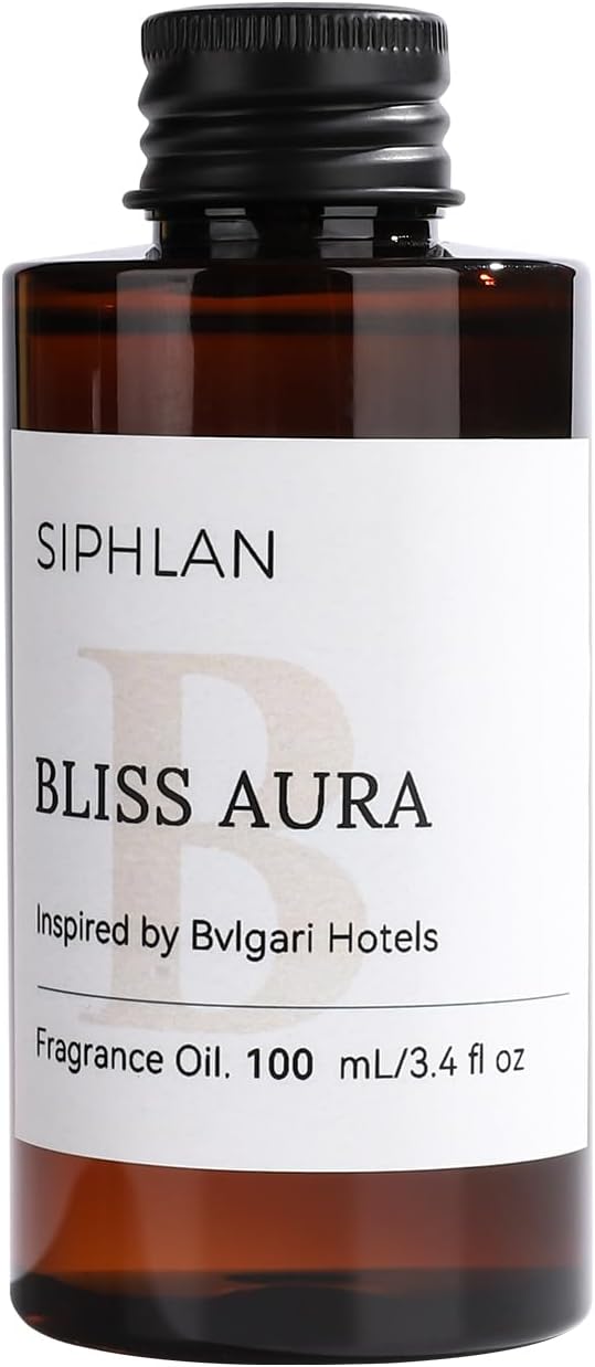 Bliss Aura Hotel Collection Diffuser Oil – 100mL Luxury Aromatherapy Essential Oil for Diffusers & Waterless Diffusers – Premium Fragrance for Home & Office