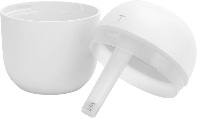 DC5V 220ml Aroma Diffuser Humidifier Essential Oil Diffuser with LED Night Light Portable USB Plug in Desktop Humidifier Office Home Car Use(White)