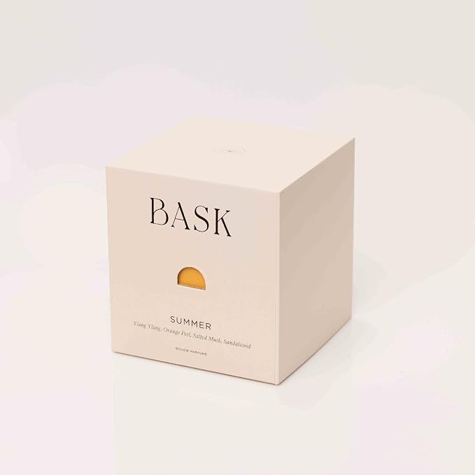 Relaxing Candles for Home by BASK - Summer Candles - Winter Candles - Gifts for Women and Men - Scent: Summer