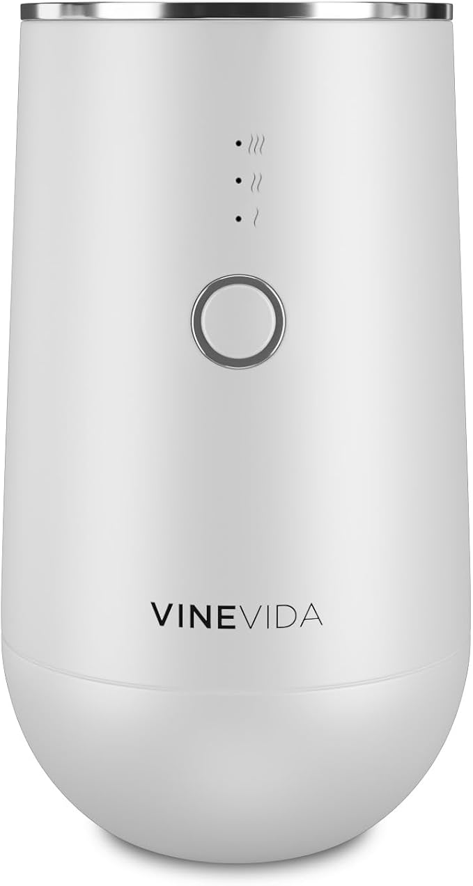 VINEVIDA Waterless Diffuser - Essential Oil Diffuser for Home - White Scent Diffuser for Home, Battery Operated Aromatherapy Diffuser - Car, Room Fragrance Air Diffuser