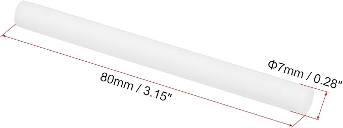 PATIKIL Humidifier Cotton Filter Sticks, 20 Pcs Refill Sticks Filter Wicks Replacement for USB Mini Humidifiers Portable Diffuser (3.15'' x 0.28''), White