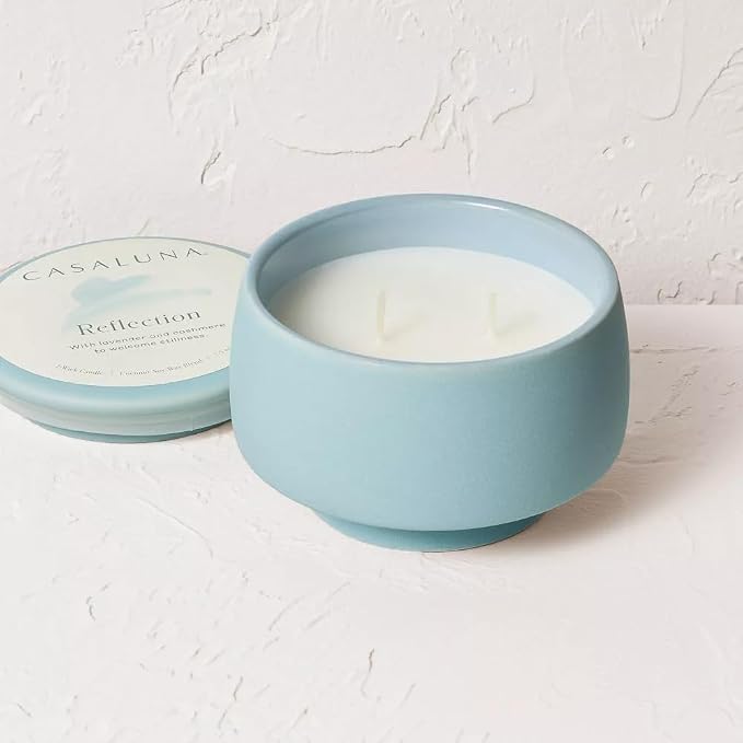 Casalunas 2 Wick Lidded Jar Candle (7.5oz, Reflection)