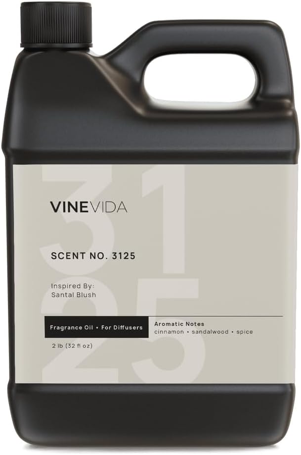 VINEVIDA [128 Oz] Inspired by: Santal Blush; Diffuser Oil Refill | Premium Scent Diffuser Oil for Home | Non-Toxic Fragrance