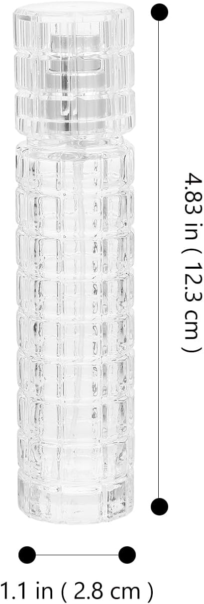 Cabilock 1 oz Glass Cocktail Atomizer, Refillable Bitters Sprayer Bottle, Empty Fine Mist Spray Bottle for Vermouth, Cocktail Garnish, Bar Tools, Travel and Small Liquid Storage