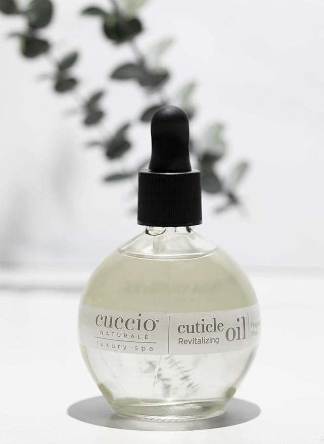Cuccio Naturale Fragrance Free Revitalizing Cuticle Oil, Lightweight Fast-Absorbing Hydrating Nail & Cuticle Conditioner, Cold-Pressed Oils + Vitamin E, 2.30 Fl Oz