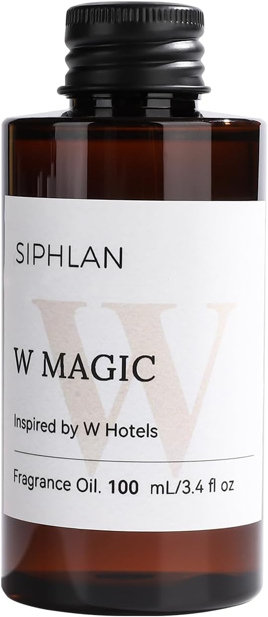 W Magic Hotel Collection Diffuser Oil – 100mL Luxury Aromatherapy Essential Oil for Diffusers & Waterless Diffusers – Premium Fragrance for Home & Office