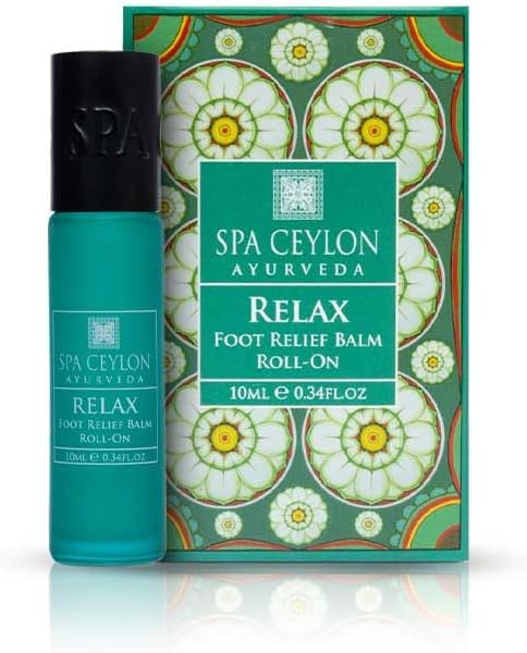 SPA CEYLON Relax Foot Relief Balm Roll-On | Dry Feet Solution | Foot Care | Moisturizing Formula