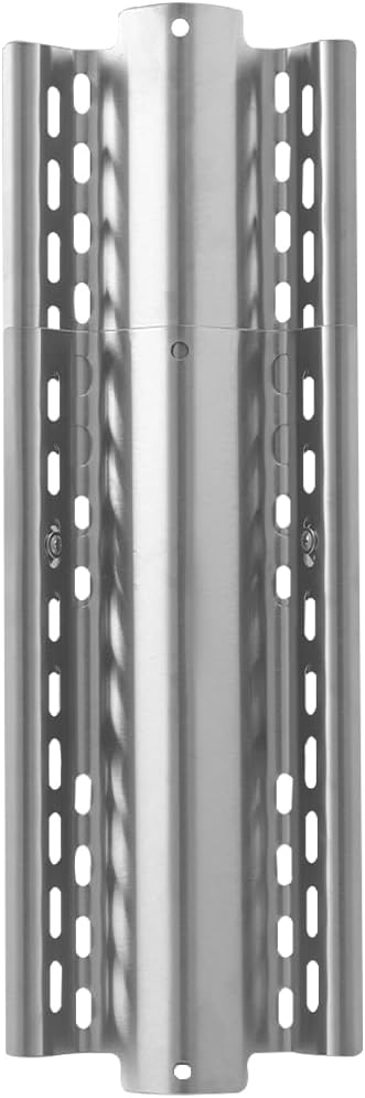 Universal Grill Replacement Adjustable Heat Plate Shield, Stainless Steel Heat Tent, Flavorizer Bar, Burner Cover, Flame Tamer for Gas Grills, Extends from 12" up to 22", 1 Pack KA733