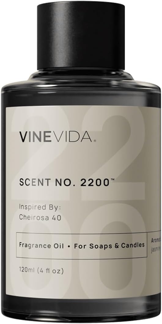 VINEVIDA [4oz] Scent No.2200 Fragrance Oil for Candle Making and Soap Making - Premium Candle Scents for Soy Candles