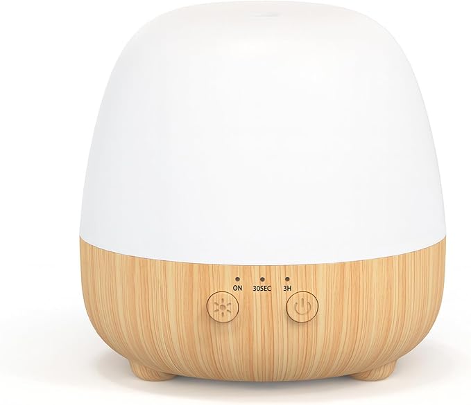 SPLITSKY Cordless Essential Oil Diffuser 150ML, Portable Rechargeable Aromatherapy Diffuser, Quiet Operation and Auto-Off, 7-Color LED Light, 3 Timer Settings, for Home, Bedroom, Travel