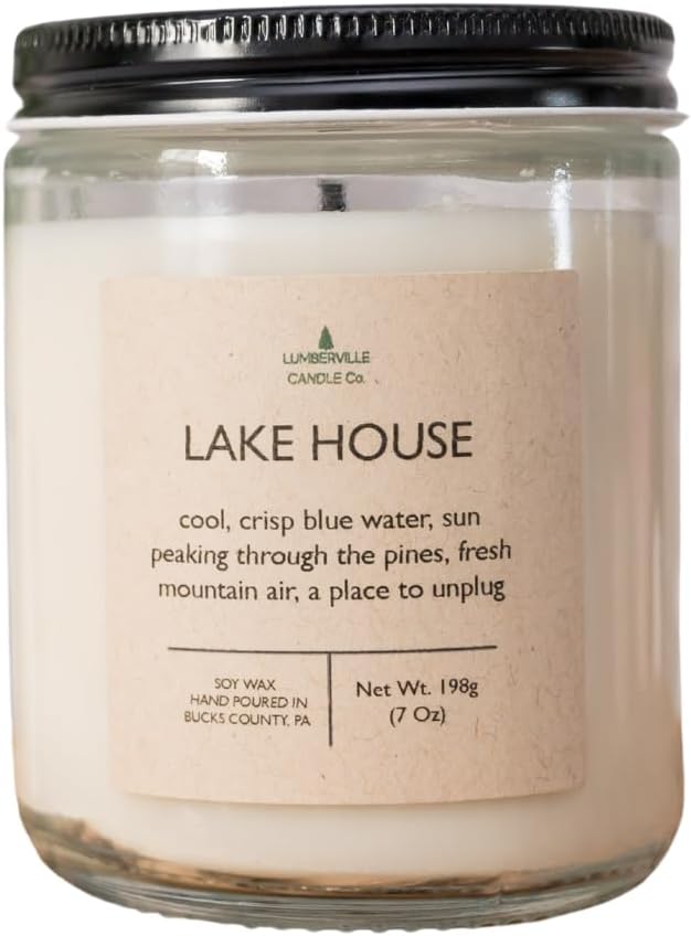 Handmade | Soy Candle (Lake House, 8 oz.)