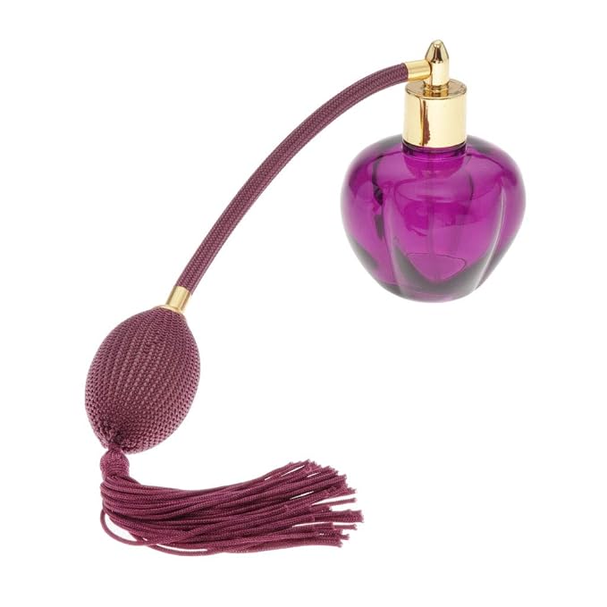 Long Bulb Perfume Bottle 100ml for Refill, 10.5x6.5cm