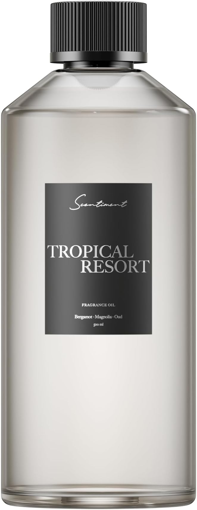 Scentiment Tropical Resort Diffuser Oil - Premium Hotel Scent with Notes of Bergamot, Magnolia & Oud Home Scent, Hotel Fragrance Oil Diffuser Refill - 16.91 fl oz (500 mL)