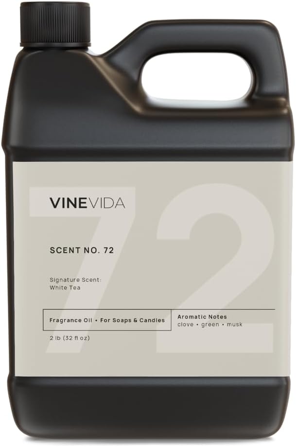 VINEVIDA [32oz] White Tea Fragrance Oil for Candle Making and Soap Making - Premium Candle Scents for Soy Candles