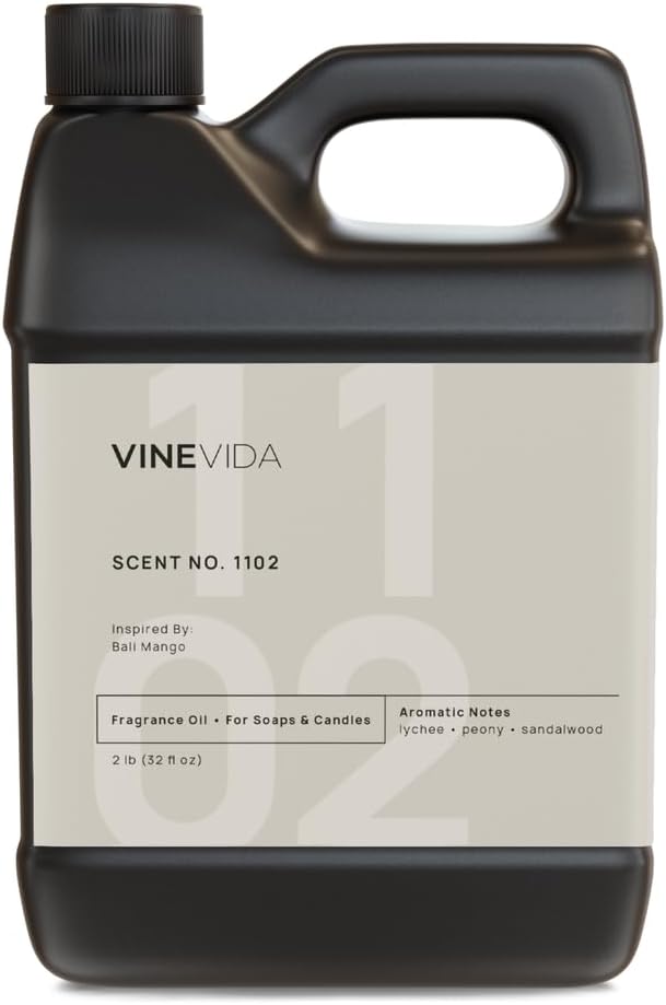 VINEVIDA [32oz] Bali Mango Fragrance Oil for Candle Making and Soap Making - Premium Candle Scents for Soy Candles