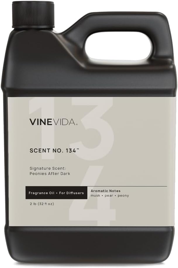 VINEVIDA [32 Oz] Inspired by: Peonies After Dark; Diffuser Oil Refill | Premium Scent Diffuser Oil for Home | Non-Toxic Fragrance