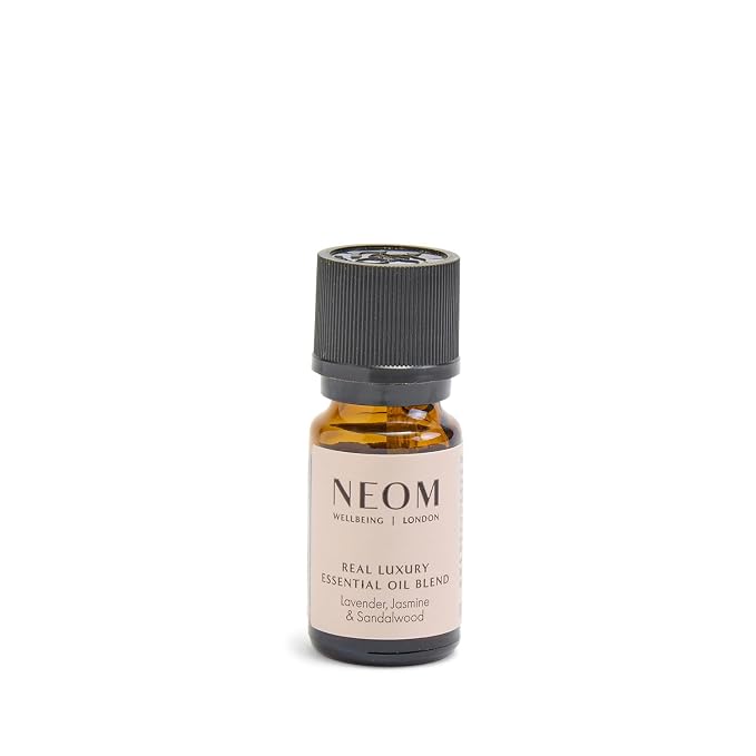 NEOM - Essential Oil Blend, 10ml | Lavender, Jasmine & Sandalwood | Aromatherapy Diffuser Oils with Calming Essential Oil Blend | 100% Natural Fragrances | Tranquil & Relax | Signature De-Stress Scent